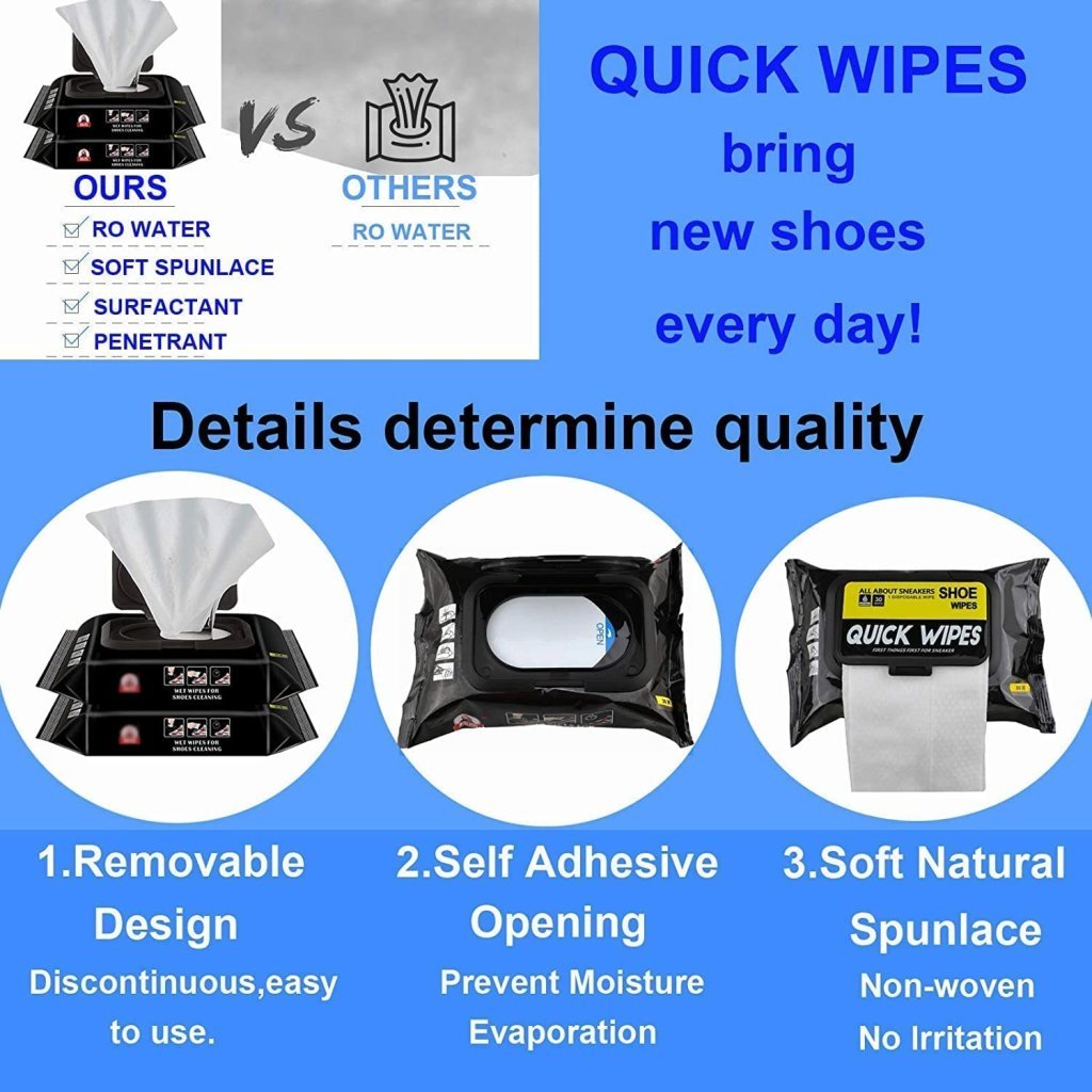 Shoes Wipes Shoe Cleaner 80 wipes