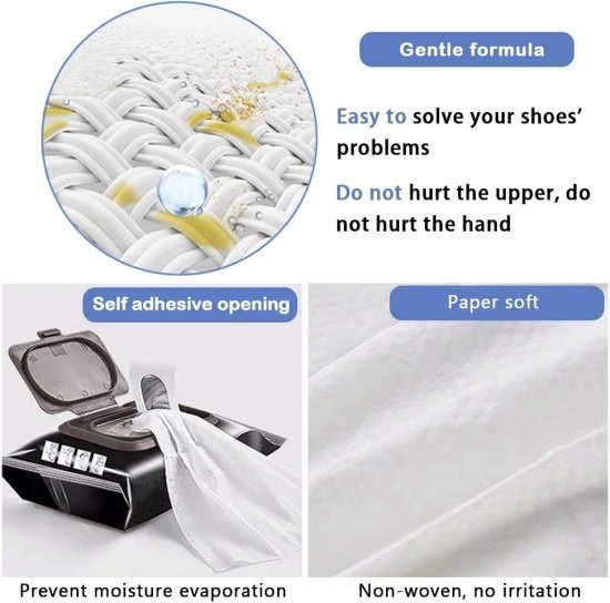 Shoes Wipes Shoe Cleaner 80 wipes