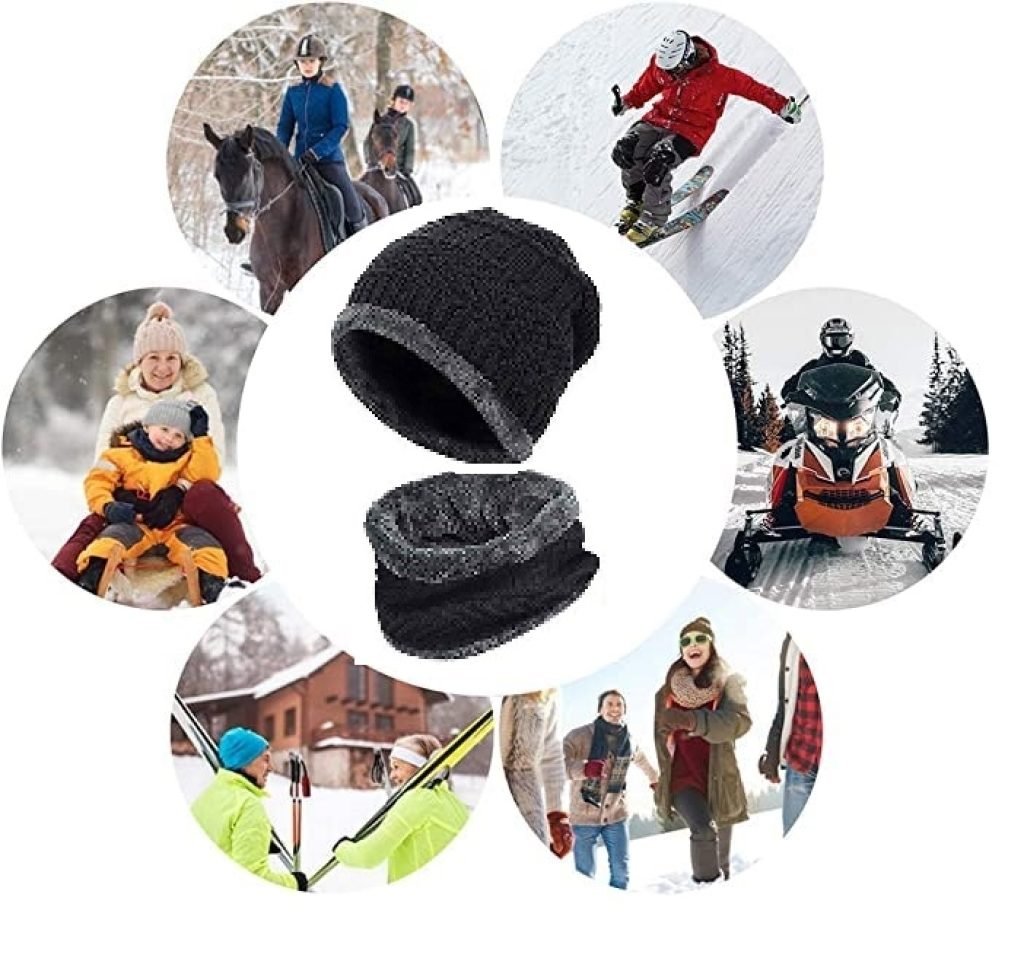 Winter Neck Scarf Cap