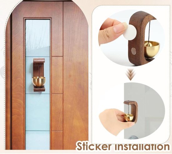 Wooden Door Bell