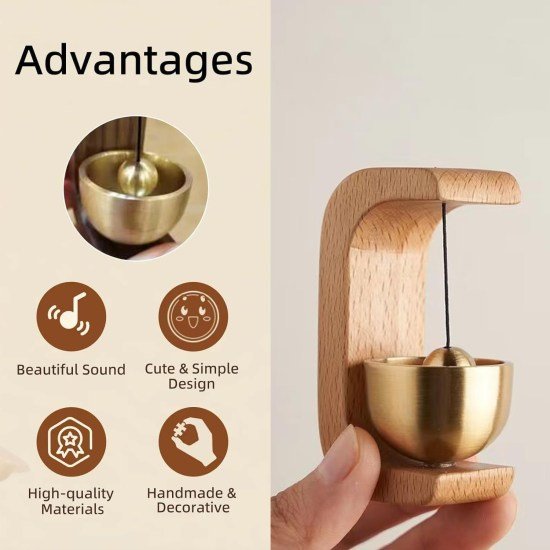 Wooden Door Bell