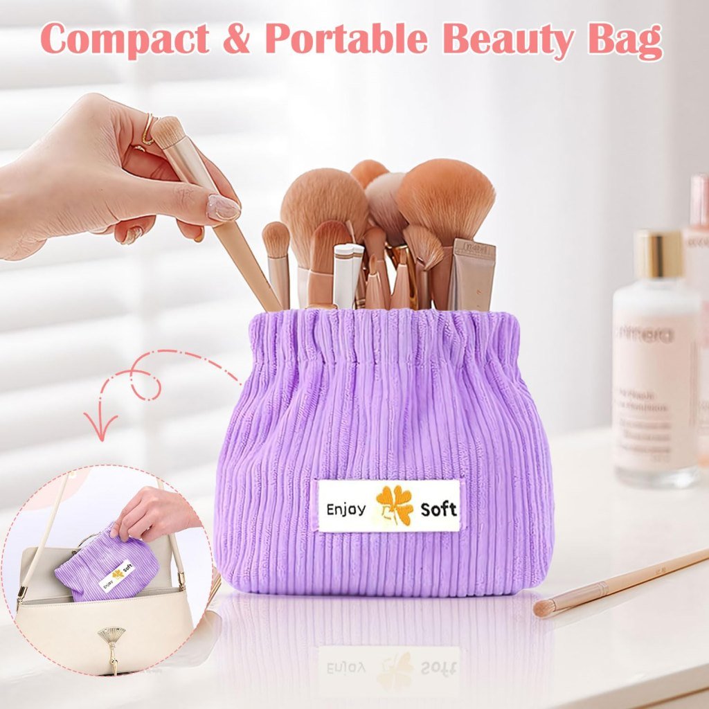Corduroy Elastic Storage Bag