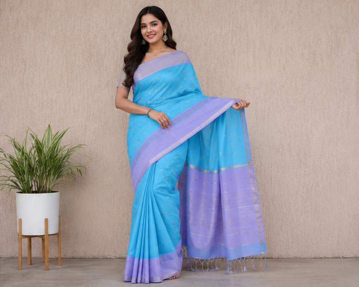 Maheswari Cotton Saree