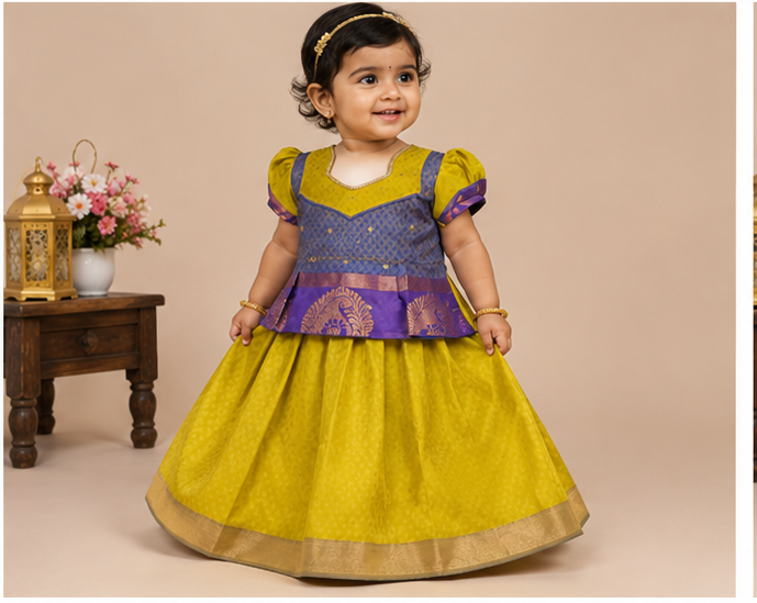 Kids Fancy Pavadai Sets
