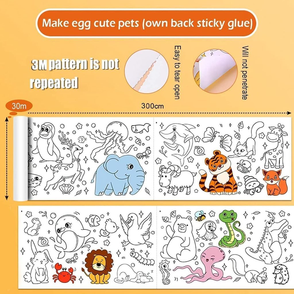 Drawing Painting Paper Roll for Kids