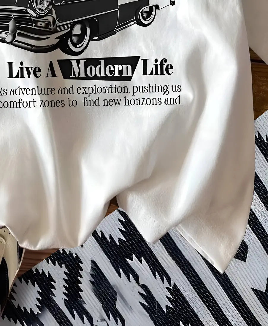 Soft and Breathable Regular Fit Graphic Print Casual T-Shirt Everyday Wear