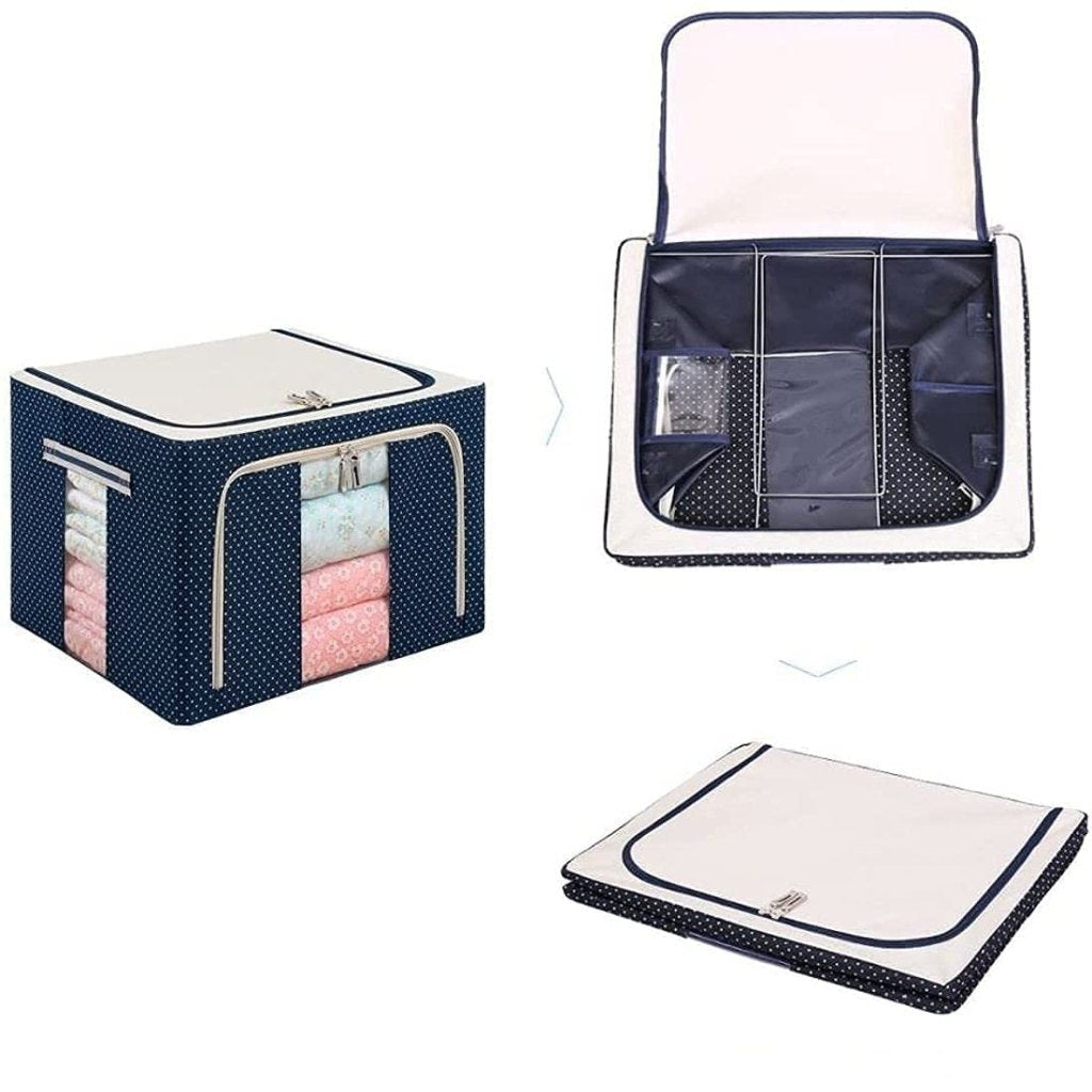 66 Liter Storage Bag Foldable Steel Frame
