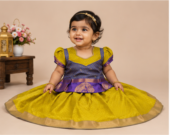 Kids Fancy Pavadai Sets