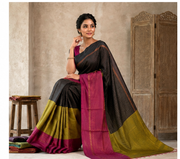 Half and Half Sarees