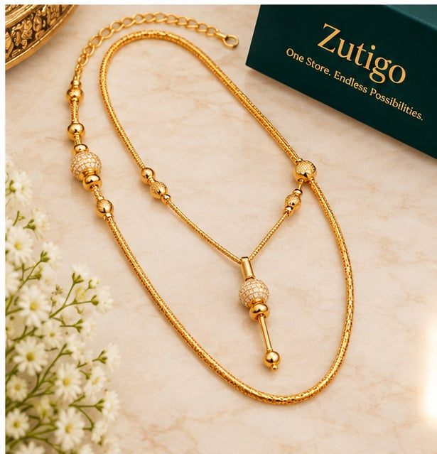 One gram gold plated. Mop chain price 850. Shots chain price 650.