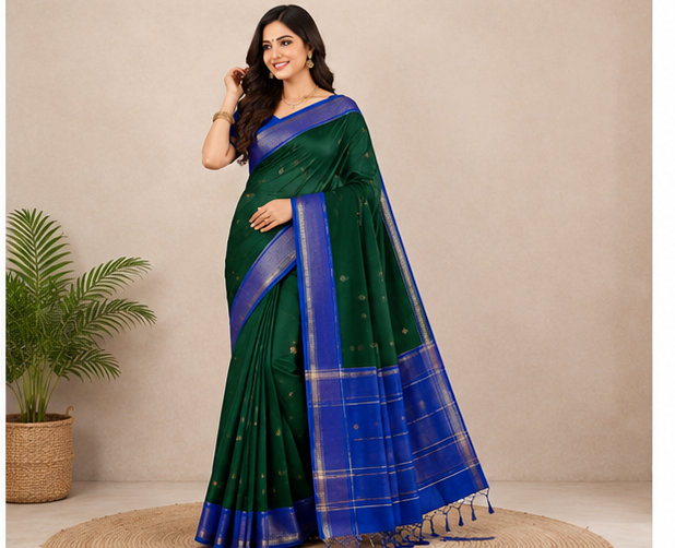 Maheswari Cotton Saree