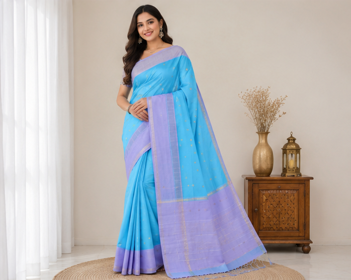 Maheswari Cotton Saree