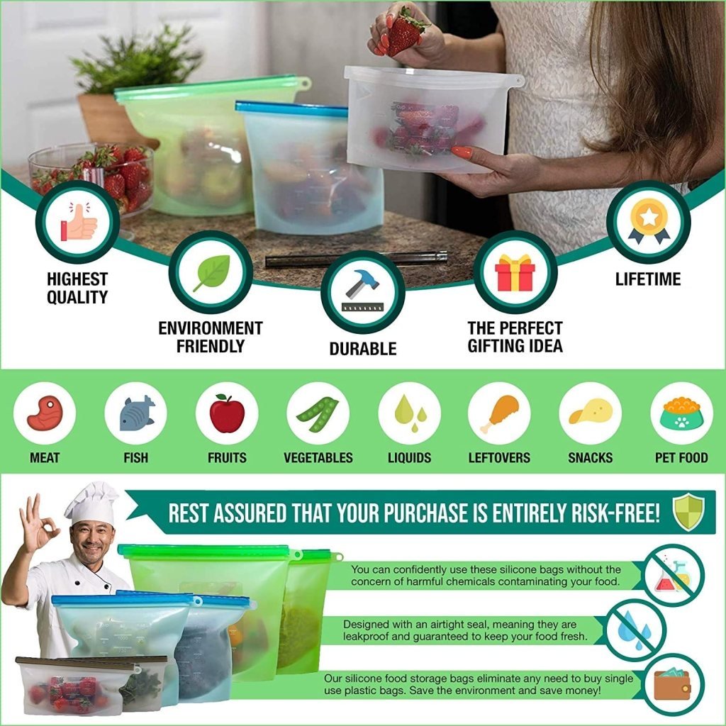 Silicon Bag Food Storage Bag
reviews