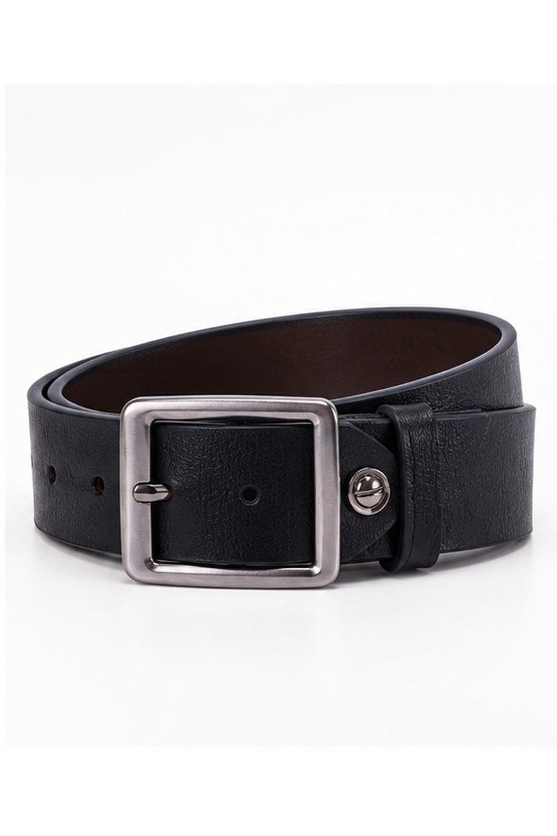 Men's PU Textured Casual Belt