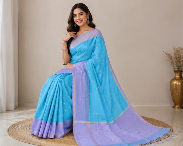 Maheswari Cotton Saree
