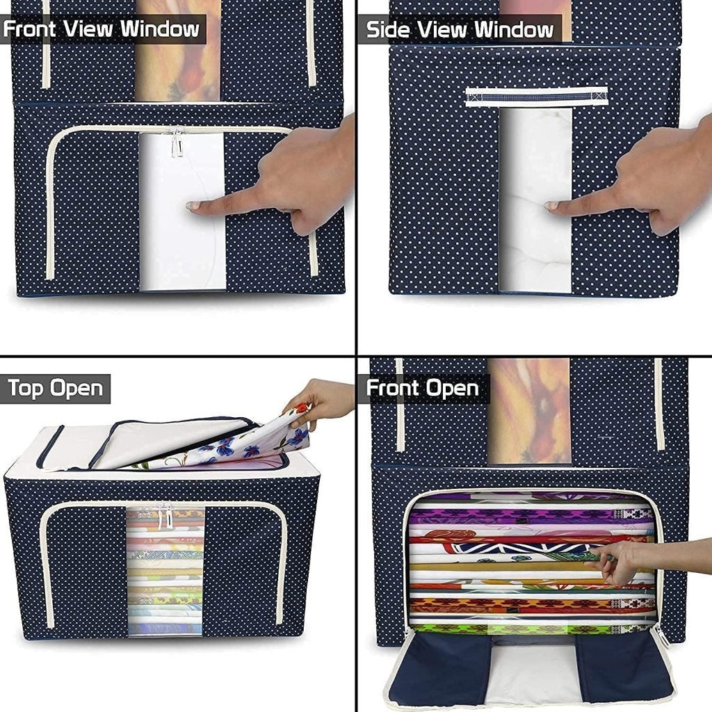 66 Liter Storage Bag Foldable Steel Frame
