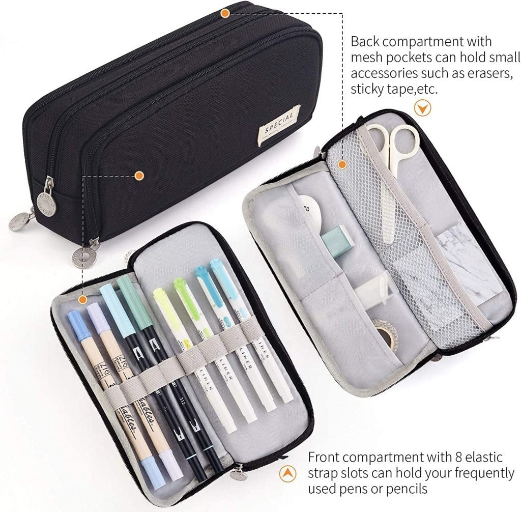 3Compartment Pencil Pouch