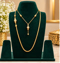 One gram gold plated. Mop chain price 850. Shots chain price 650.