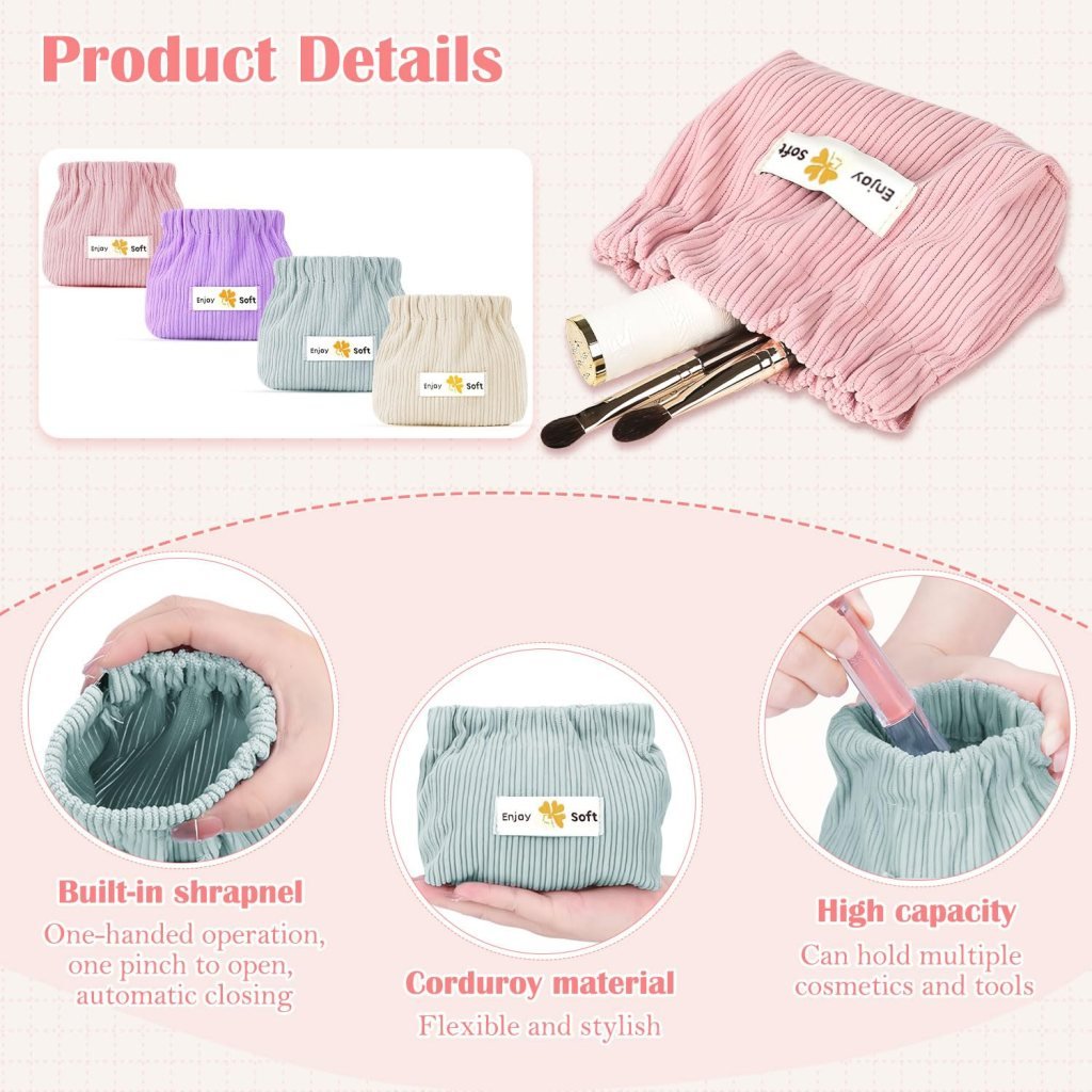 Corduroy Elastic Storage Bag