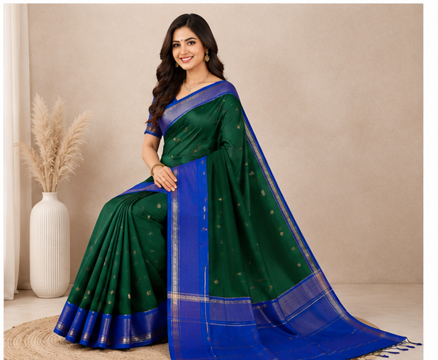 Maheswari Cotton Saree