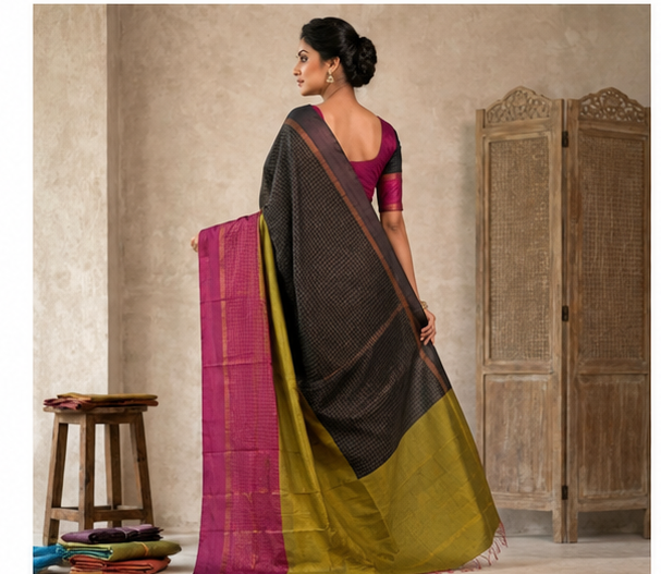 Half and Half Sarees