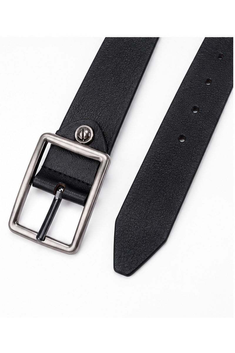 Men's PU Textured Casual Belt