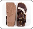 Women’s Printed Wedge Sandals with Adjustable Straps