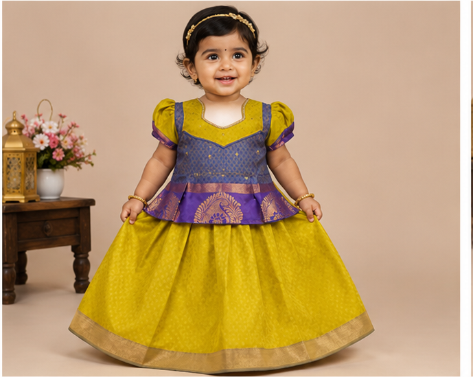 Kids Fancy Pavadai Sets